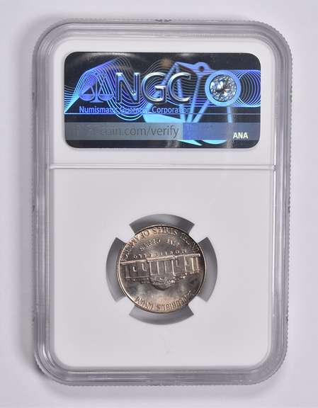 MS66 5 FS 1947 Jefferson Nickel NGC