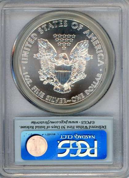 2011 American Silver Eagle in PCGS MS70 First Strike