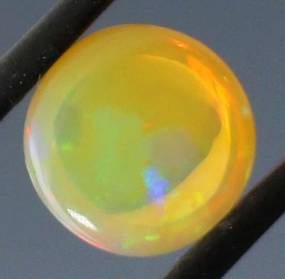 Round cut! 2.71ct unheated Welo Jelly Opal