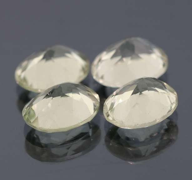 Brilliant 16.18ct natural platinum green Amethyst set