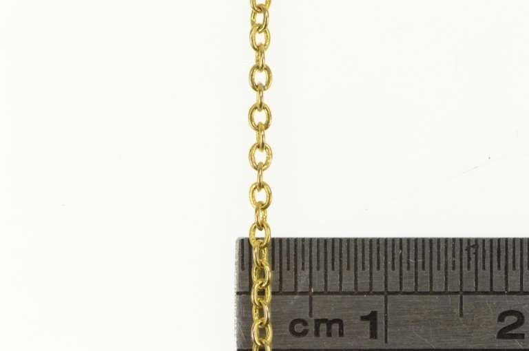 Gold Filled 1.6mm Cable Chain Classic Oval Simple Link Necklace