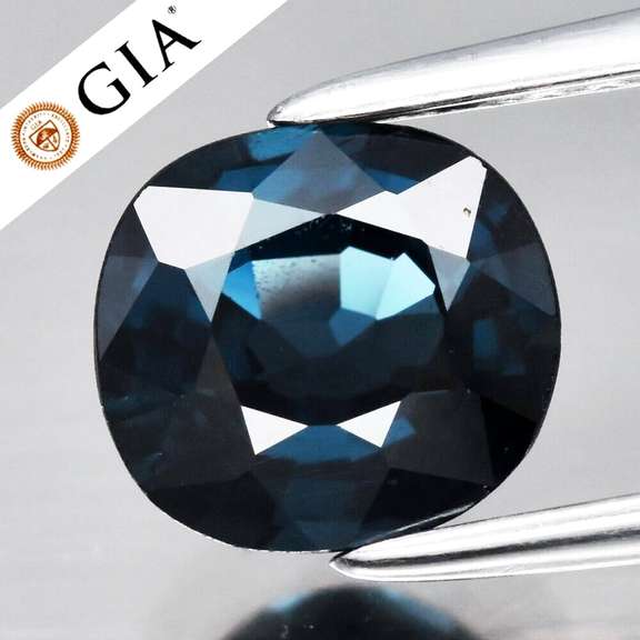 Certified! 1.35ct rare untreated blue Spinel
