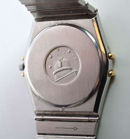 18k Gold Bezel Omega Constellation , Pre-Owned.