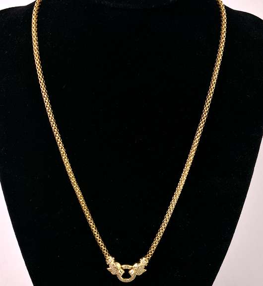 Gold Over Sterling Silver Necklace