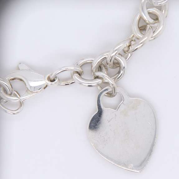 Tiffany & Co Heart Charm Bracelet