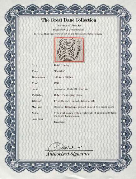 Very Collectable limited edition Keith Haring