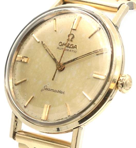 Vintage Omega Seamaster Automatic, 34mm, 14K Yellow Gold Plated