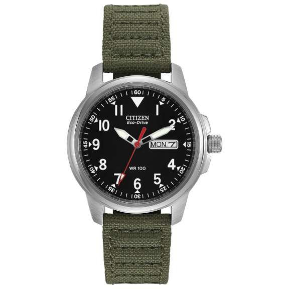 Citizen Black Dial Eco-Drive, New In Box.