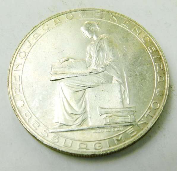 1953 Portugal 20 Escudos Coin