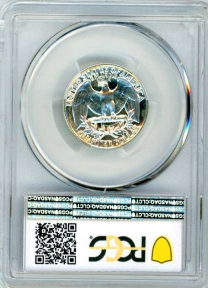1956 Washington Quarter in PCGS PR67