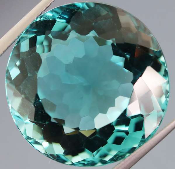 Designer 32.06ct blue green Hydrothermal Amethyst