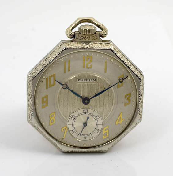 Splendid 1921 14K YG Waltham Pocket Watch