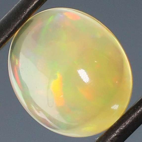 Outstanding 2.35ct patchwork patterned Jelly Opal
