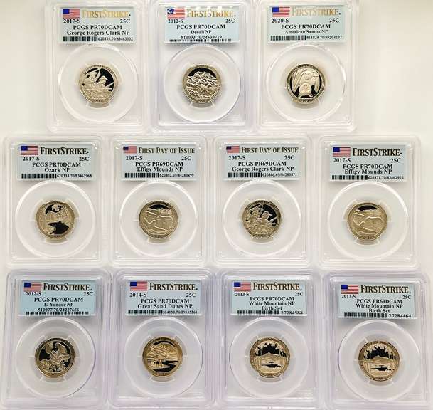Very nice 11 certified quarters