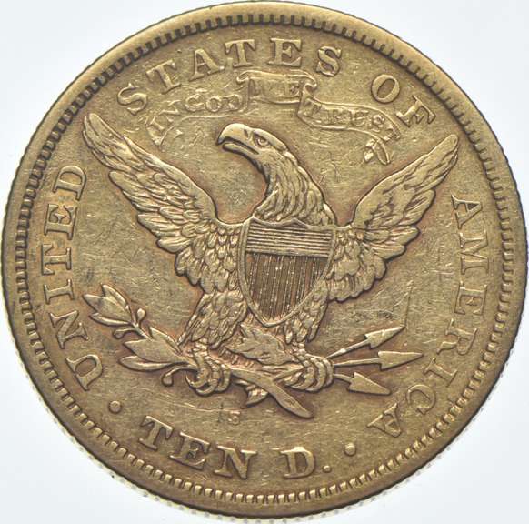 1869-S $10 Liberty Head Gold Eagle