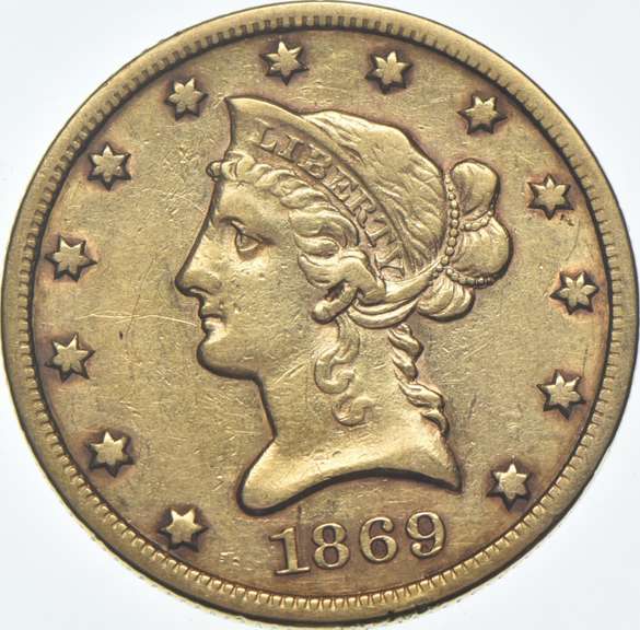 1869-S $10 Liberty Head Gold Eagle