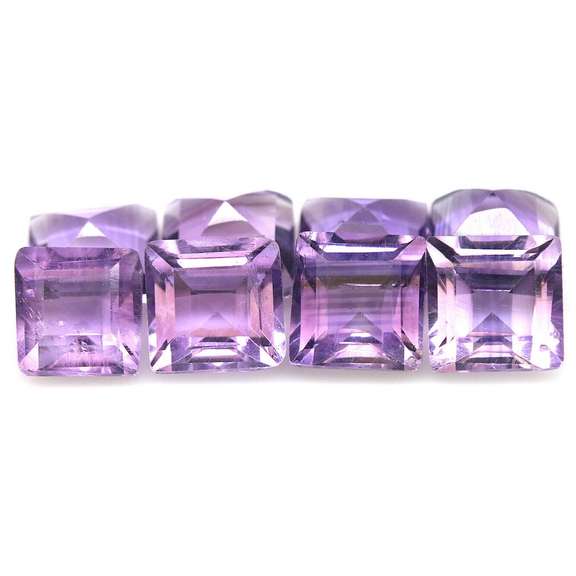 Amazing 13.93ct matched bright purple Amethyst set