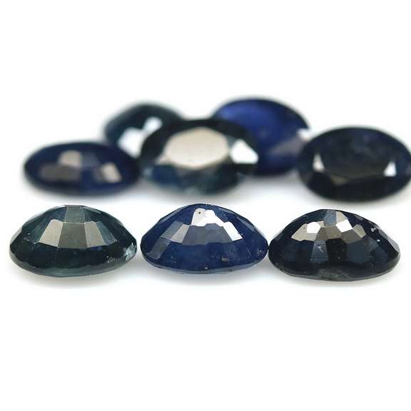 Heated only! 11.90ct Royal blue Sapphire set