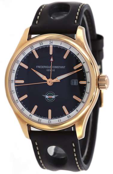 Frederique Constant Vintage Rally Healy GMT, 40mm, Stainless