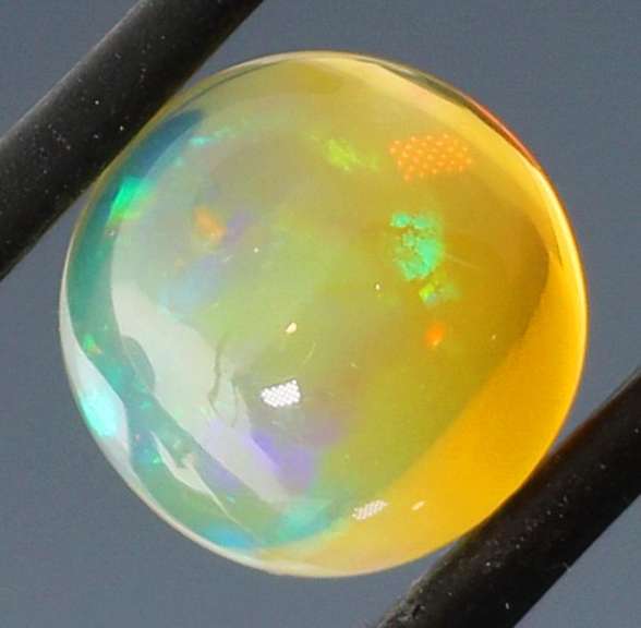Round cut! 2.71ct unheated Welo Jelly Opal