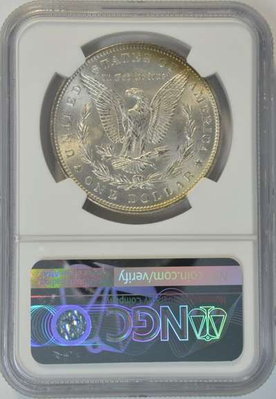 Great Choice BU 1883 Morgan Silver Dollar. NGC MS63