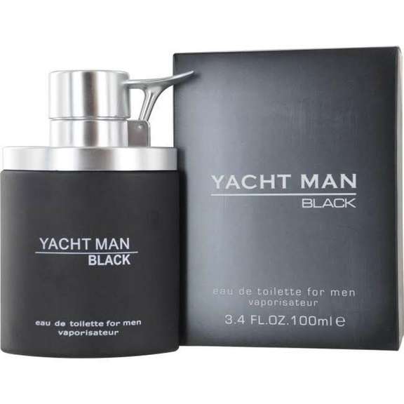 Yacht Man Black by Myrurgia 3.3 / 3.4 oz EDT For Men New in Box