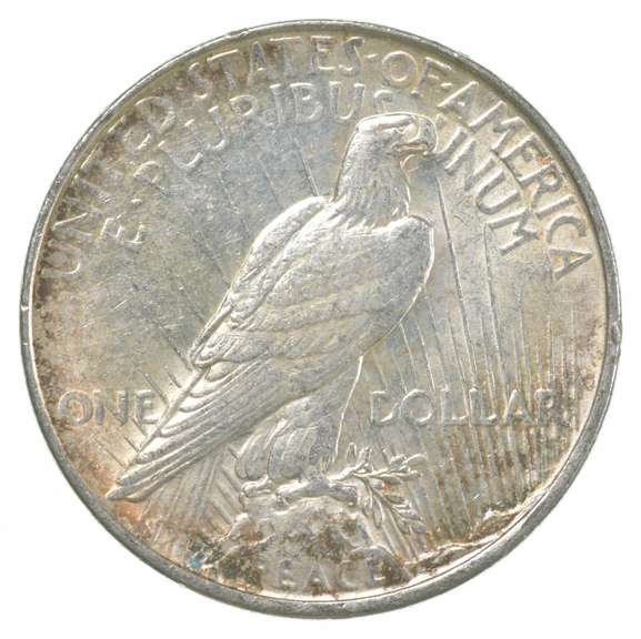 1922-D Peace Silver Dollar - Great Color/Tone