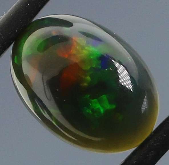 Patchwork patterned 2.38ct Welo Black Opal
