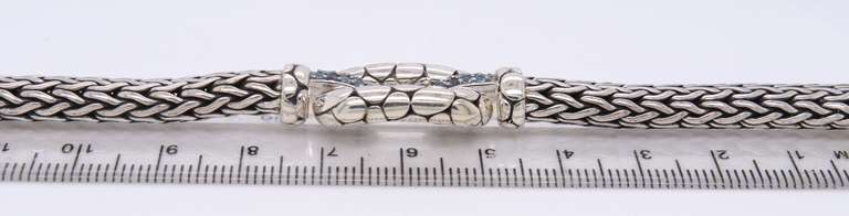 John Hardy Kali Silver Multi Stone Bracelet