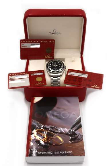 2011 Omega Seamaster Planet Ocean, 45.5mm, Stainless W/ Box & Papers