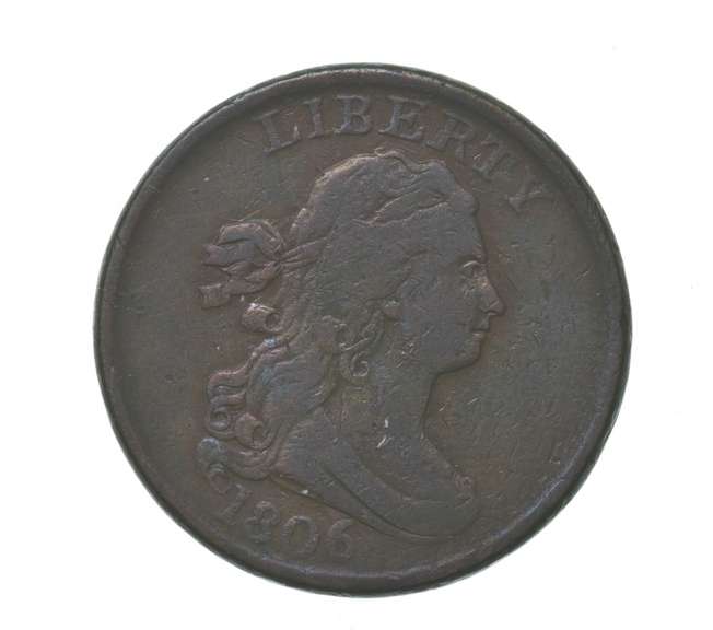 1806 Draped Bust Half Cent