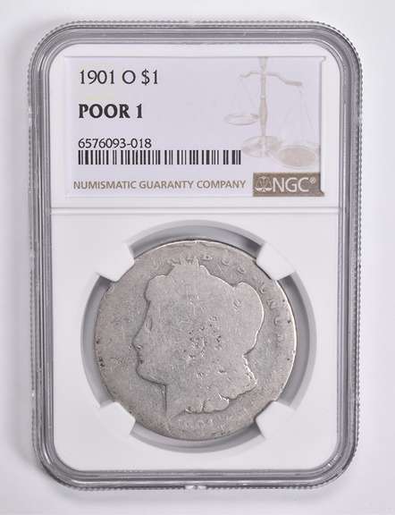 POOR 1 1901-O Morgan Silver Dollar NGC Lowball Low Ball
