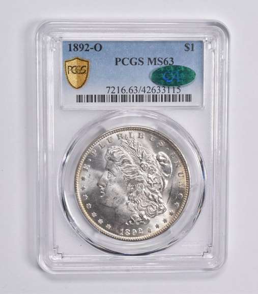 MS63 1892-O Morgan Silver Dollar CAC PCGS