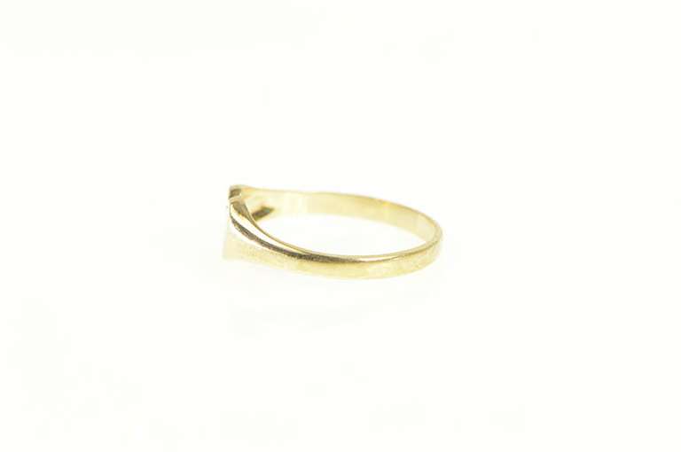 14K Yellow Gold Heart Love Symbol Retro Child's Baby Ring