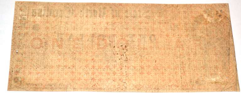 $ 1 State of North Carolina Raleigh 1861 Note