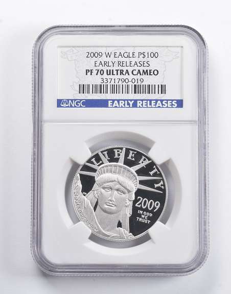 PF70 UCAM 2009-W $100 American Platinum Eagle 1 Oz Platinum ER NGC