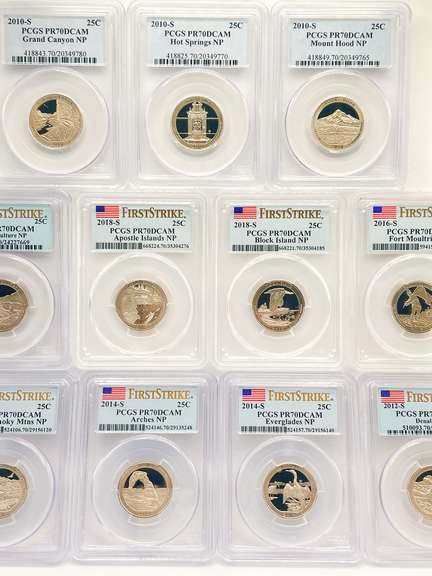 Very nice 11 certified quarters