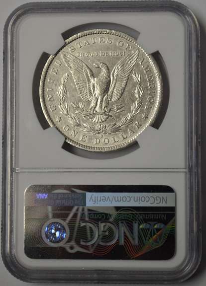 1882-O Morgan Silver Dollar NGC AU Details Harshly Cleaned
