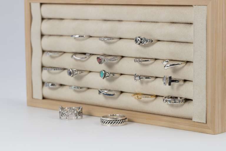 .925 Sterling Silver Curated Ring Set Lot of 20 Rings