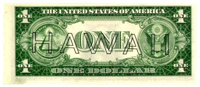 1935-A Hawaii $1 Silver Certificate