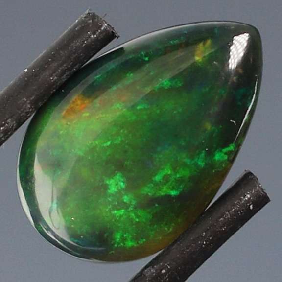 Exciting! 2.28ct floral fairy fire flashing Black Opal