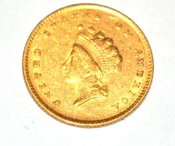 1854 Type 2 Princess US $1 Gold Coin