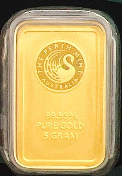 5 gram gold bar