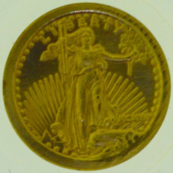 14K Gold Miniature St. Gaudens $20 Coin (Copy)