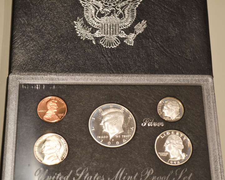 2 1996 Silver Proof Set
