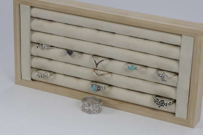 Sterling Silver Curated Ring Assortment Various Sizes & Styles (10 Ring Lot)