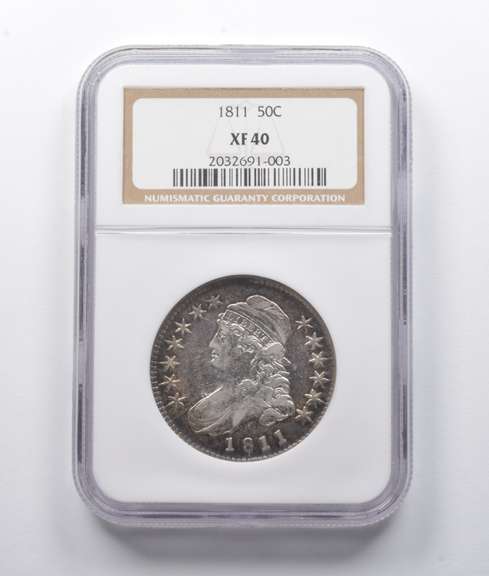 XF40 1811 Capped Bust Half Dollar NGC