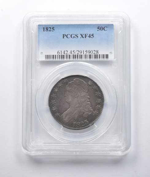 XF45 1825 Capped Bust Half Dollar PCGS