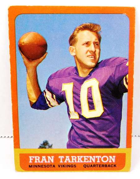 1963 Fran Tarkenton Topps Football Card