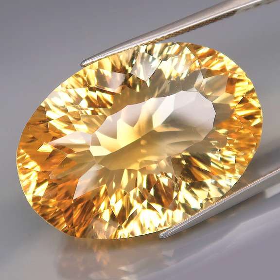 Huge 55.59ct natural golden yellow Citrine